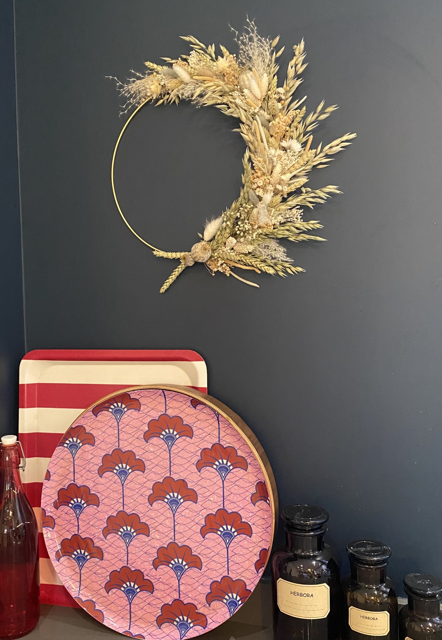 Couronne Moyen Modèle Blanc | Naturel _ Les Mains dans les Fleurs