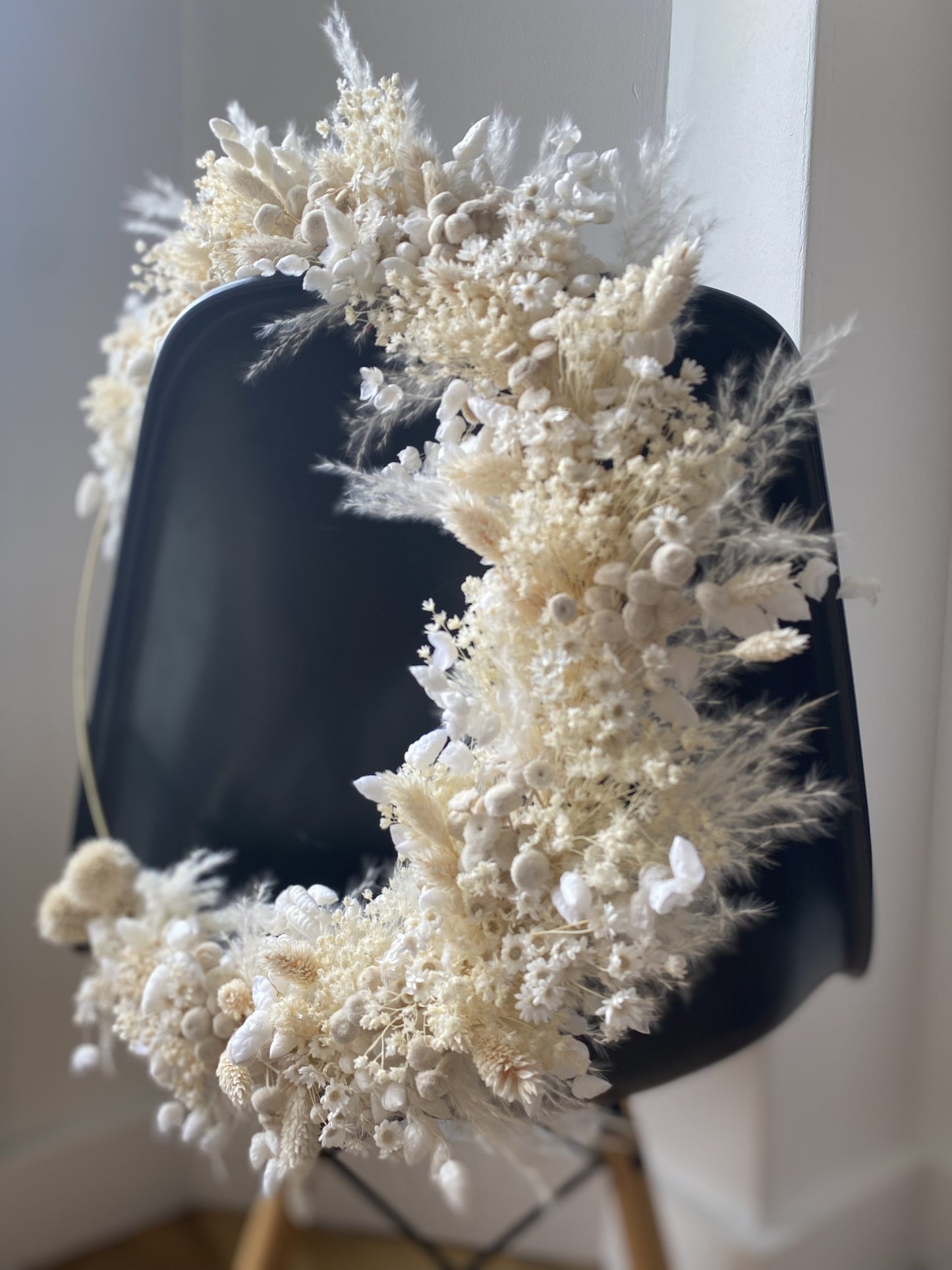 Couronne Moyen Modèle Blanc All White _ Les Mains dans les Fleurs