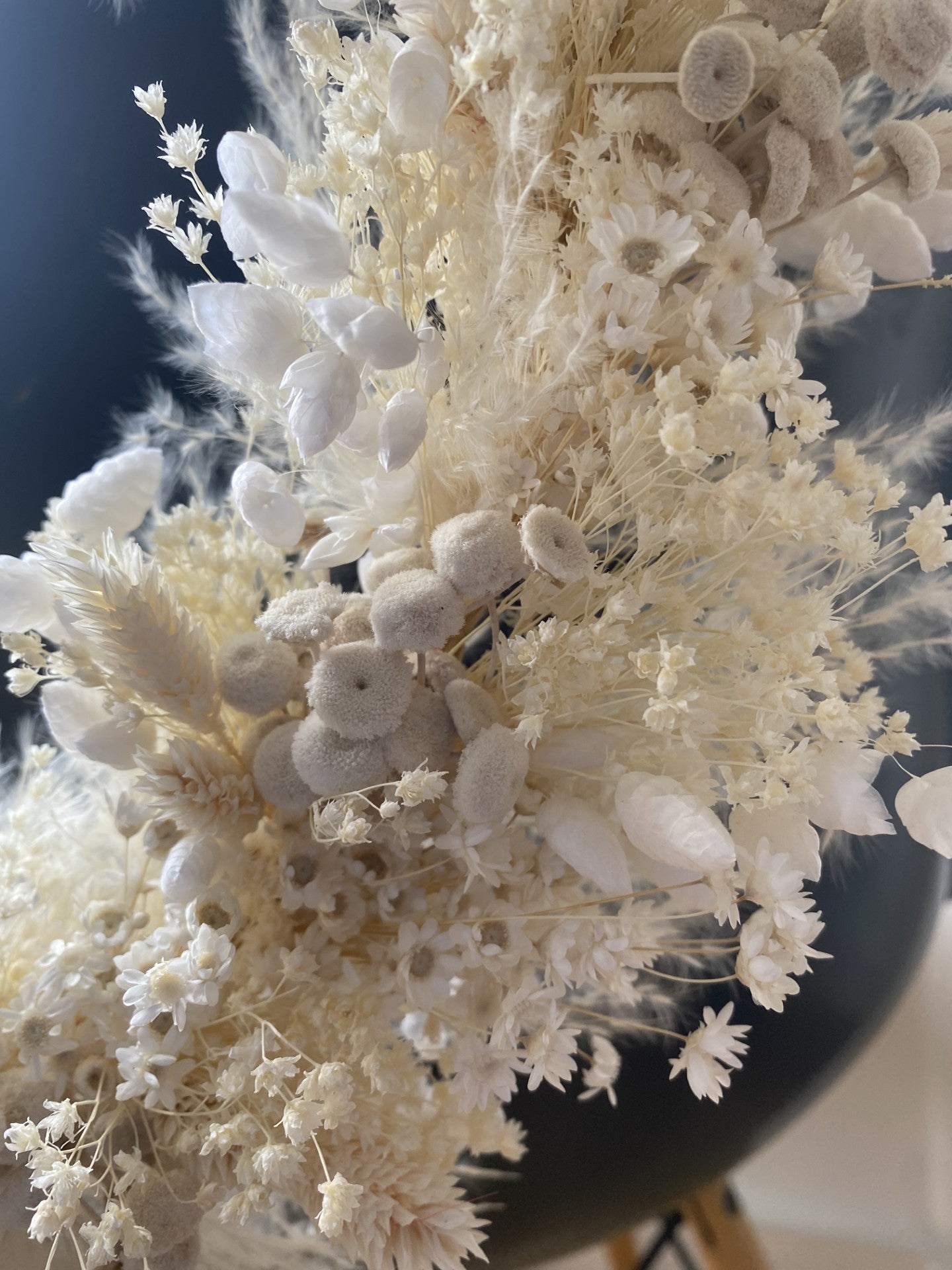 Couronne Moyen Modèle Blanc All White _ Les Mains dans les Fleurs