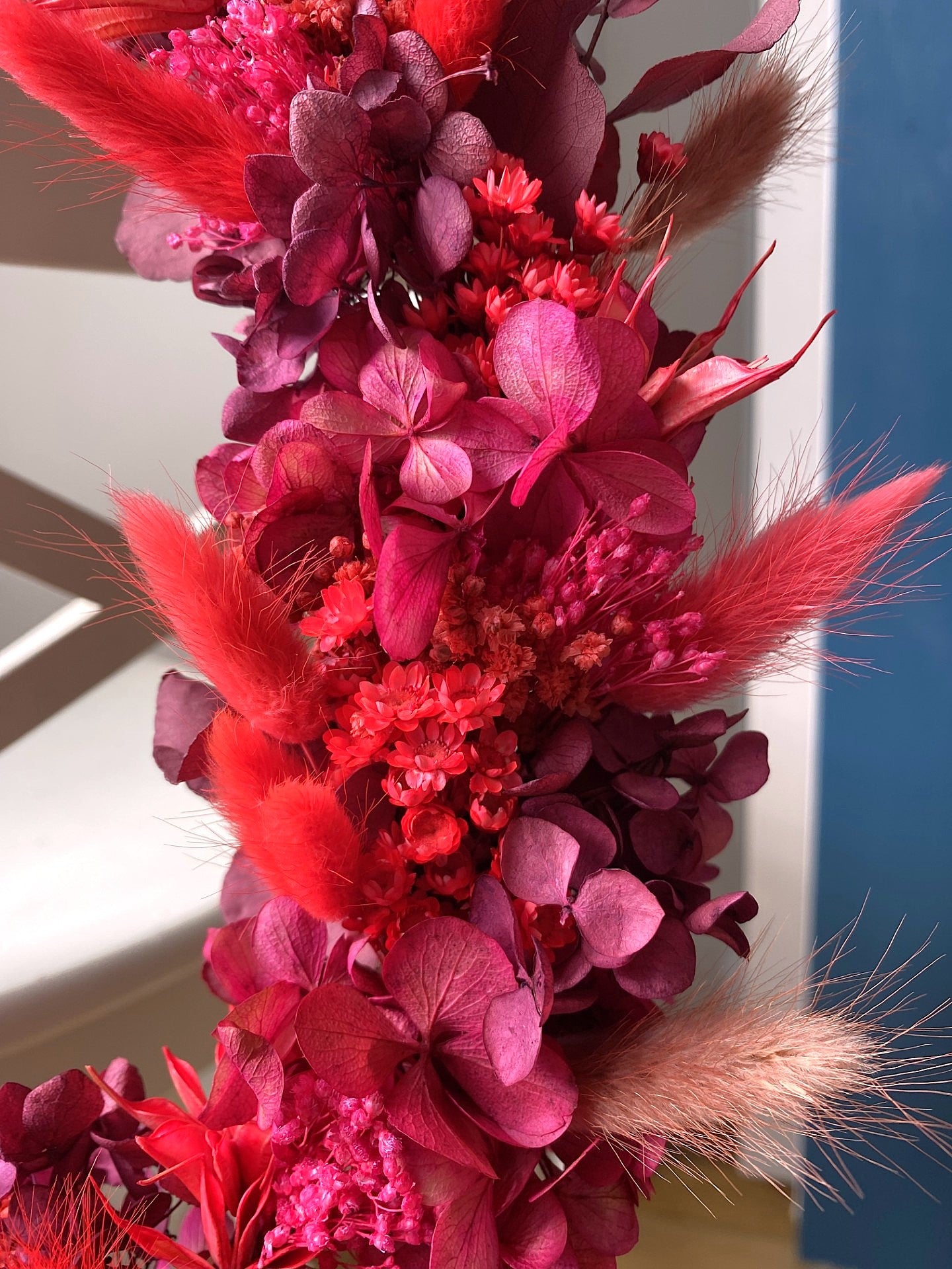 Couronne Moyen Modèle Rose | Rouge _ Les Mains dans les Fleurs