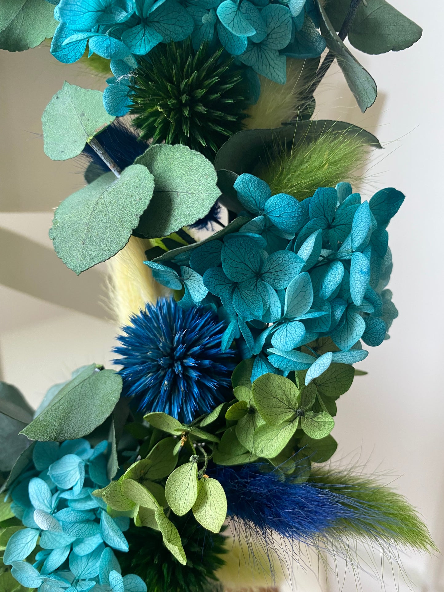 Couronne Petit Modèle Vert | Bleu _ Les Mains dans les Fleurs