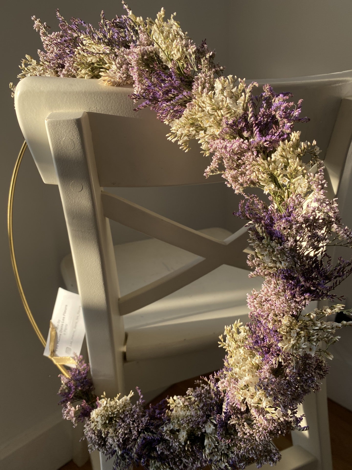 Couronne Moyen Modèle Mauve | Violet | Blanc _ Les Mains dans les Fleurs