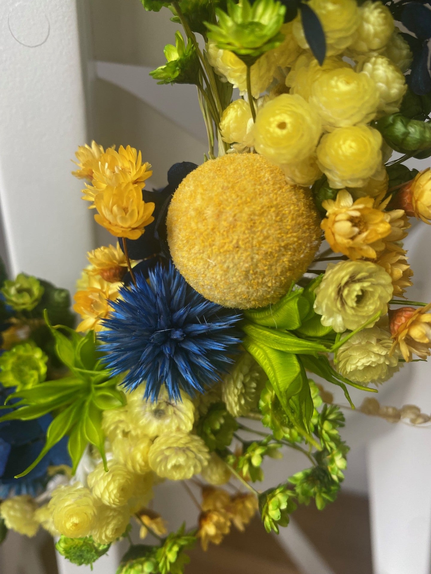 Couronne Moyen Modèle Vert | Jaune | Bleu _ Les Mains dans les Fleurs