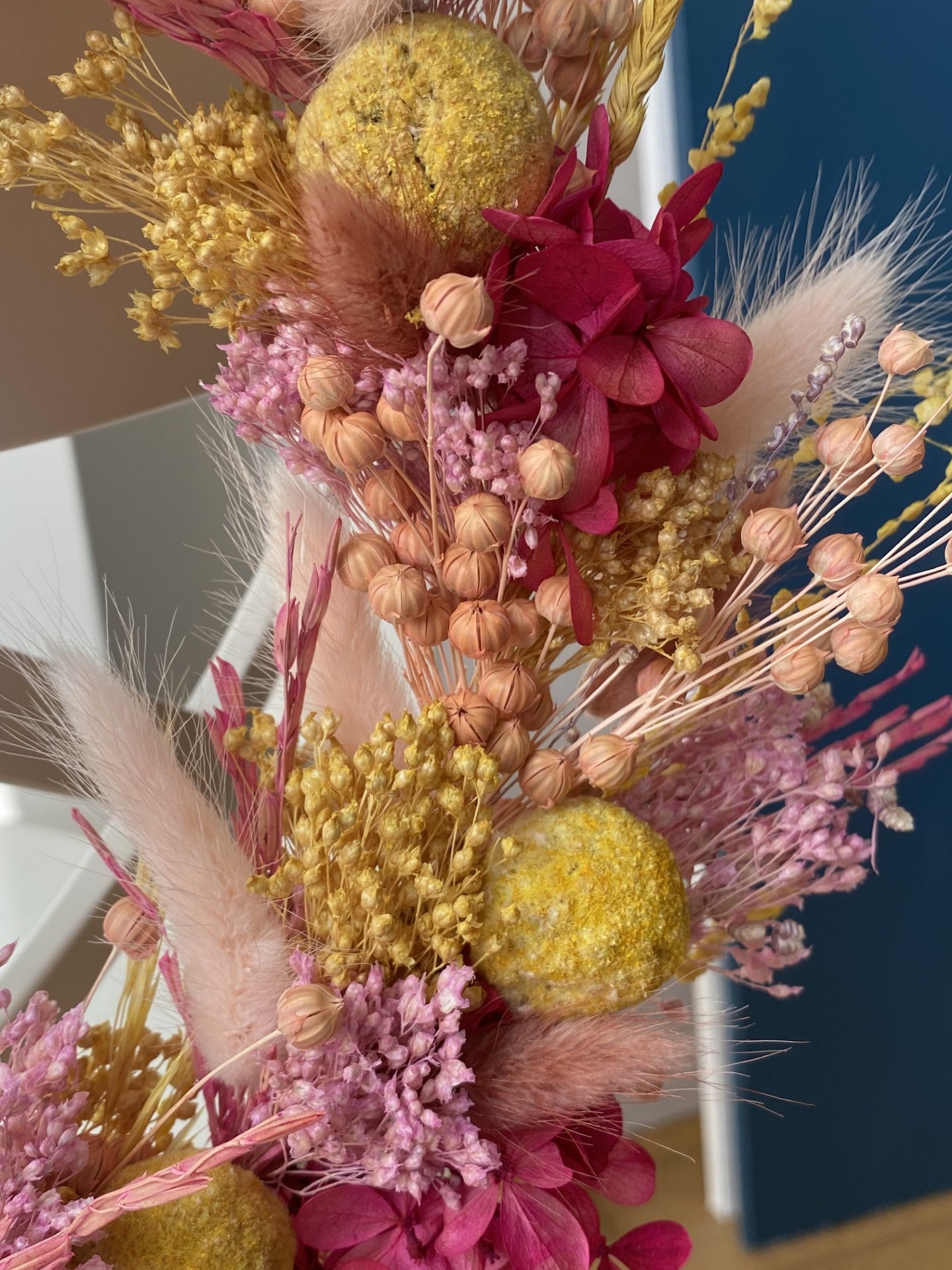 Couronne Petit Modèle Rose | Jaune _ Les Mains dans les Fleurs