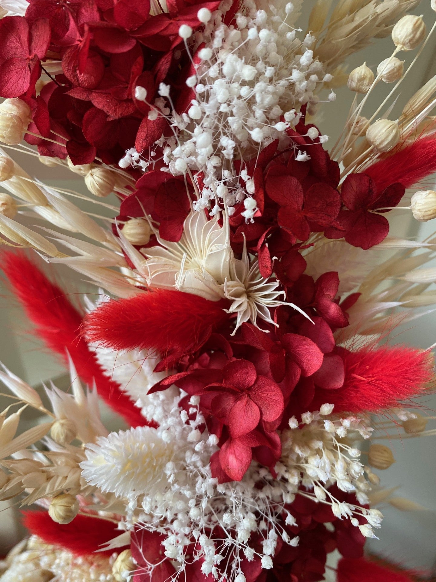 Couronne Moyen Modèle Rouge | Blanc _ Les Mains dans les Fleurs