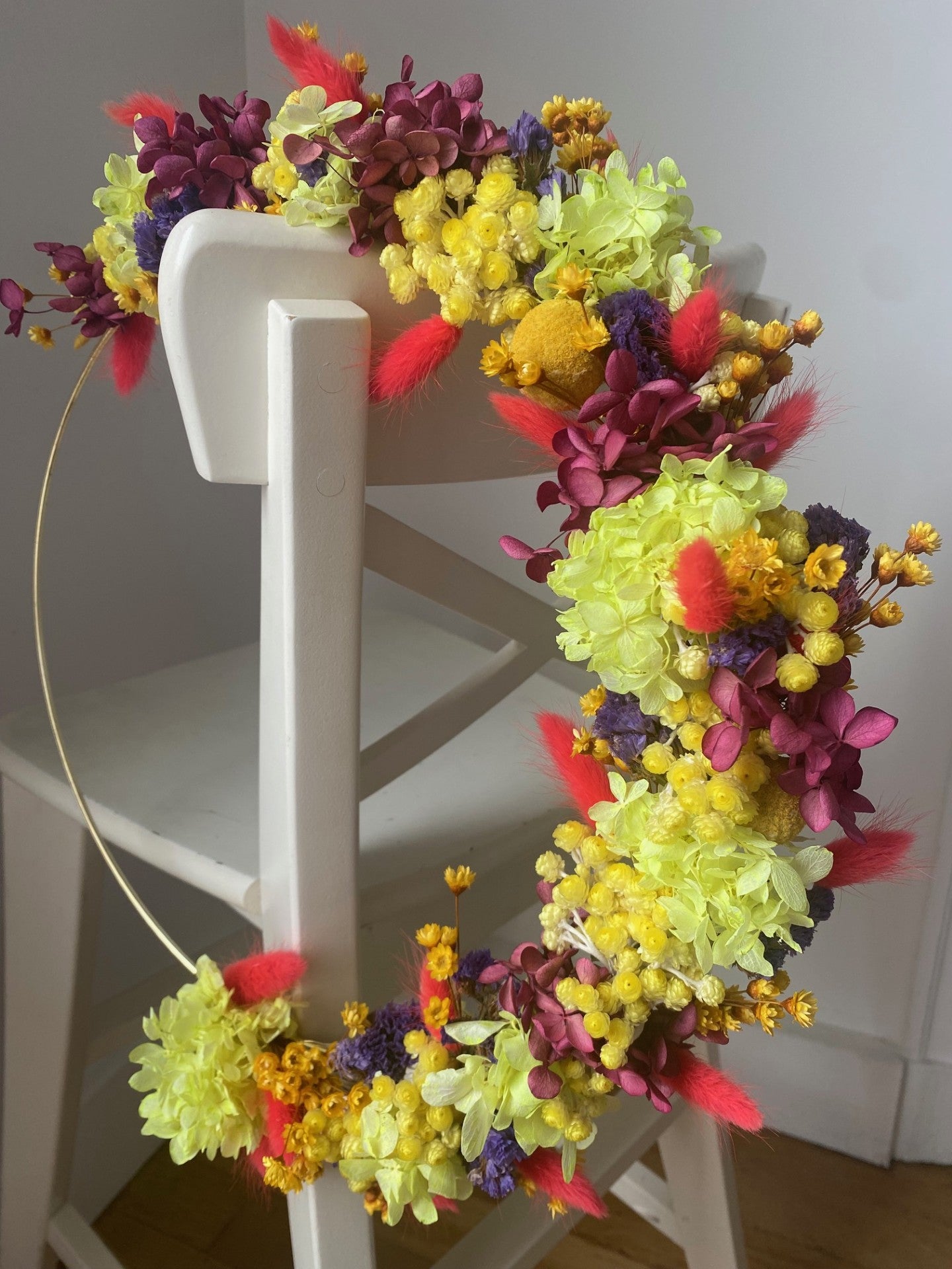 Couronne Moyen Modèle Tutti Frutti _ Les Mains dans les Fleurs