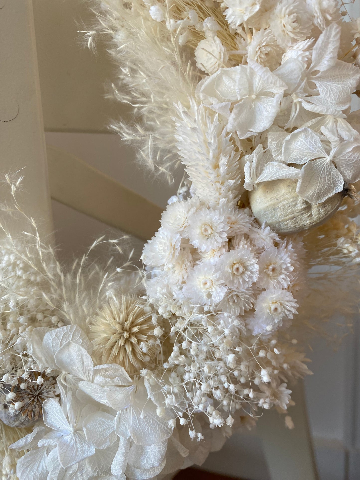 Couronne Petit Modèle Blanche _ Les Mains dans les Fleurs