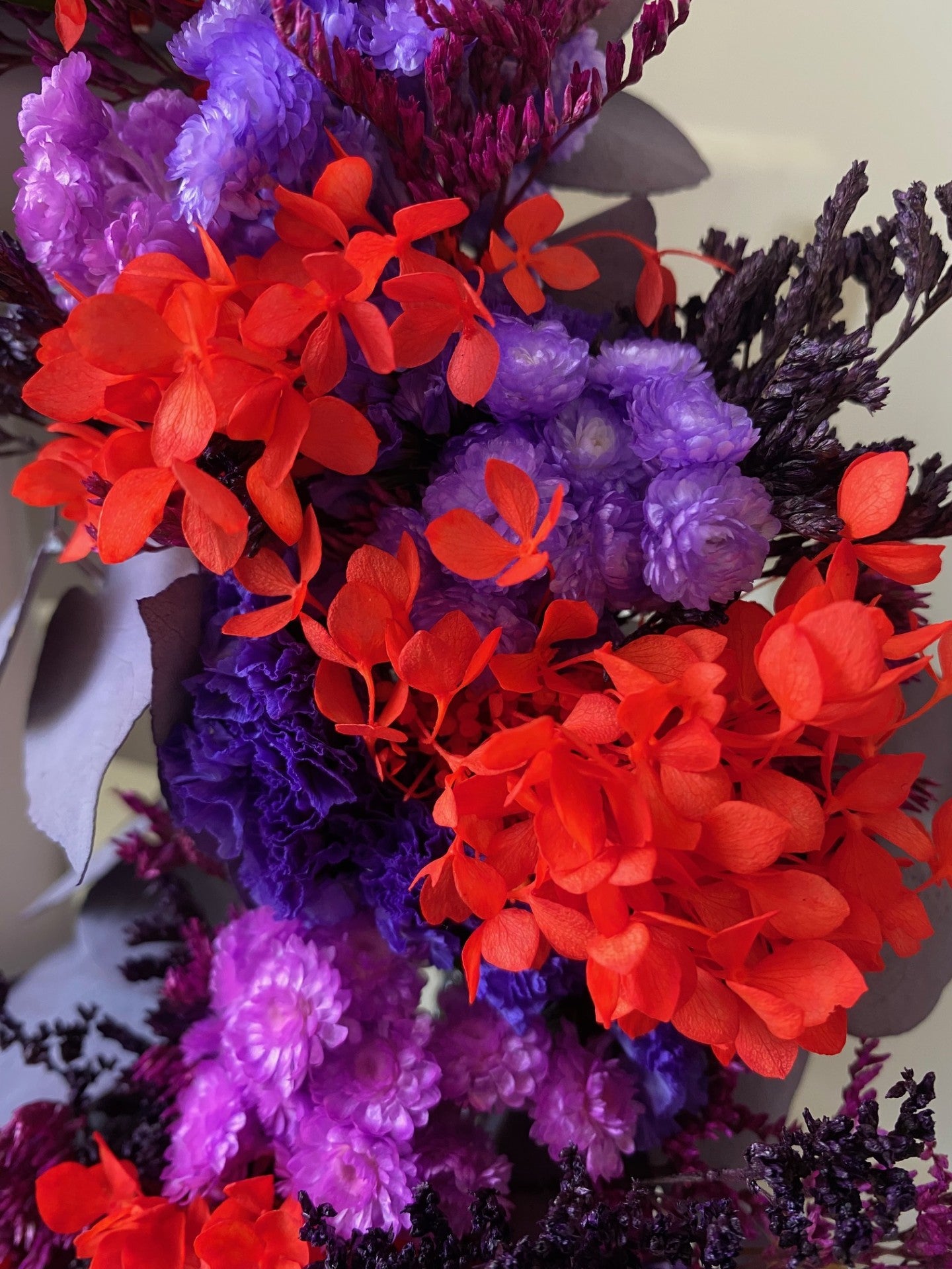Couronne Petit Modèle Orange | Violet | Mauve _ Les Mains dans les Fleurs