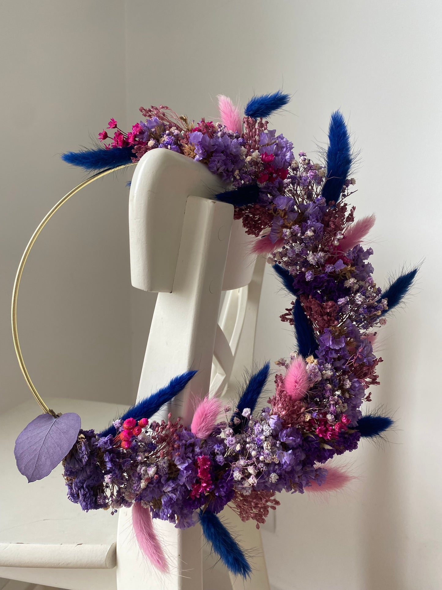 Couronne Petit Modèle Violet | Rose | Bleu _ Les Mains dans les Fleurs